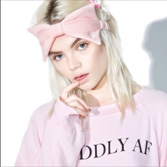 🎀 New Wildfox Pink Bow Eye Sleep Mask 🎀 - Picture 1 of 8